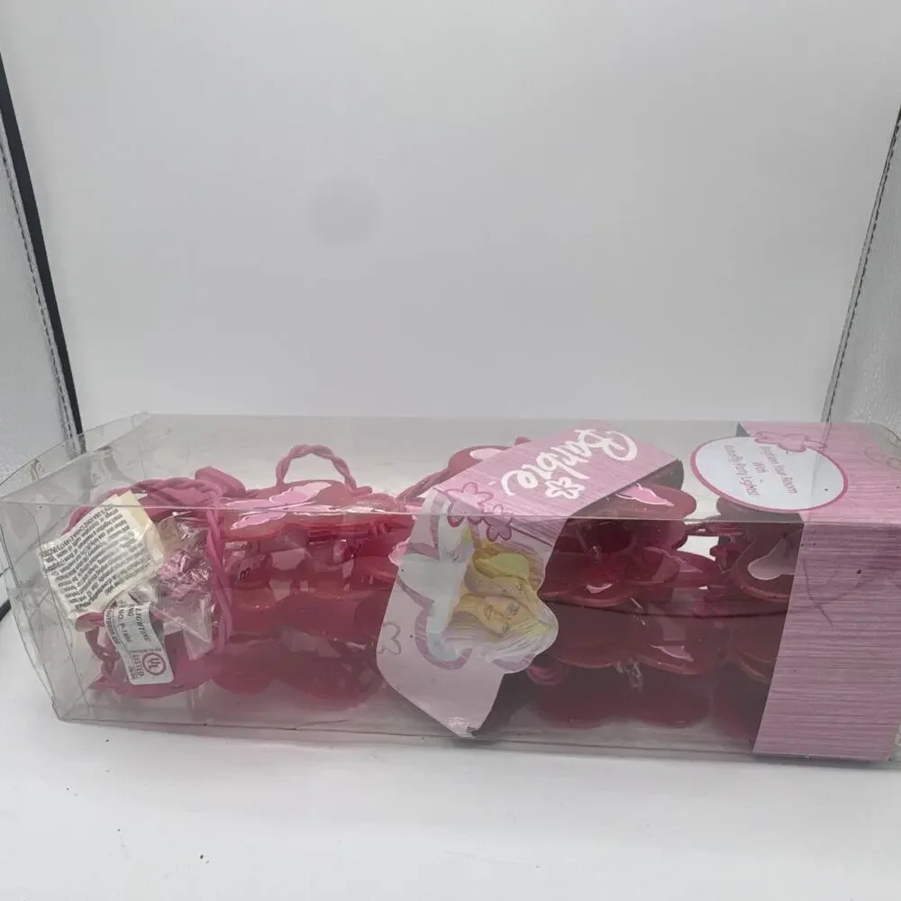 Vintage 2005 Barbie Mattel Pink Lights New In Box Wear To Package